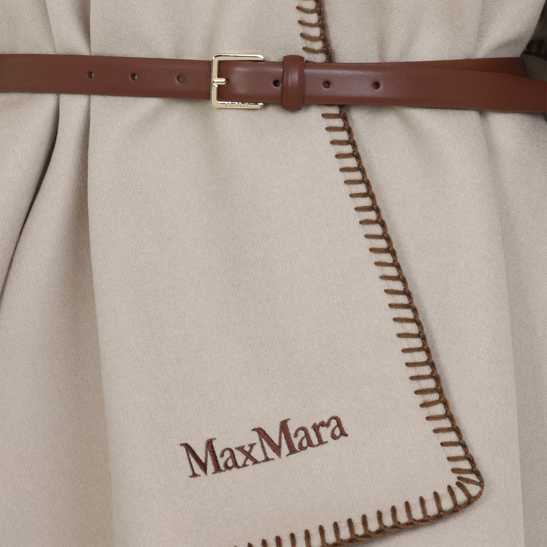 Max Mara Cape - Nude & Neutrals | 80b7909905089b8d00d9ce27d3436132fa75200b