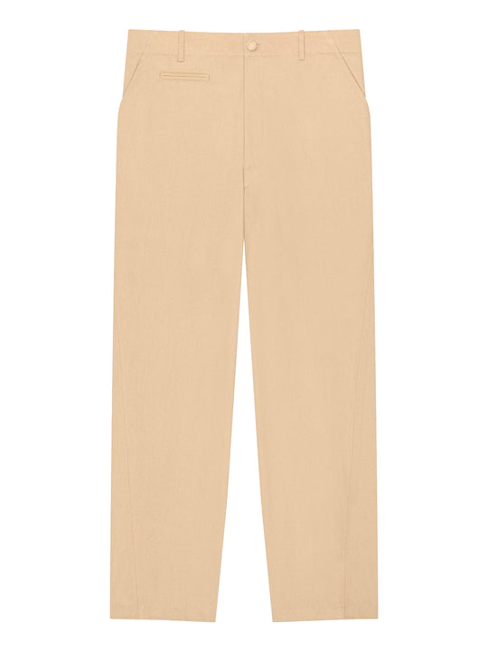 Fitted Chino Trousers In Cotton