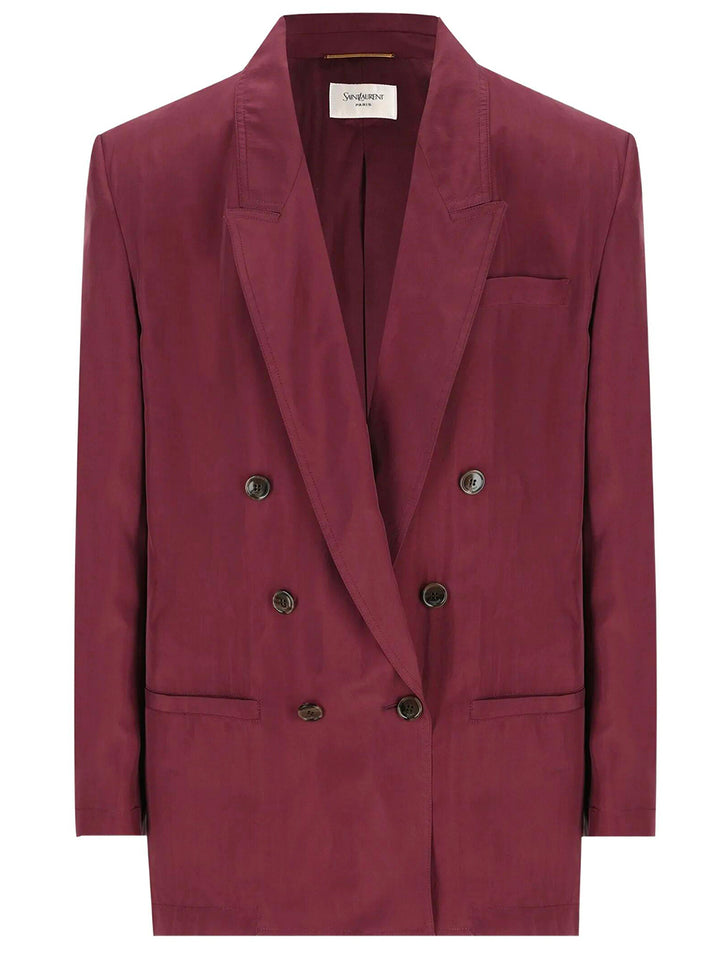 Saint Laurent Paris Blazer - Pink & Purple | e2597c088e4130c7eb93df1ce825193216729d9d