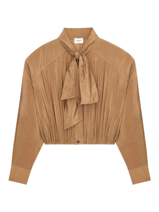 LavalliÈRe Blouse In Taffeta