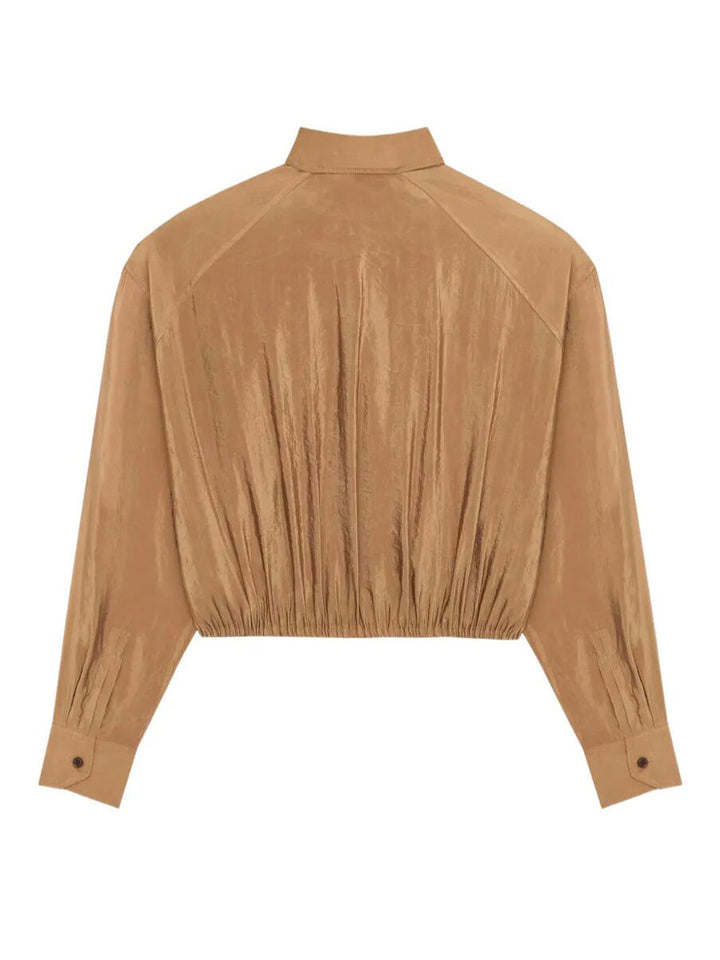 Saint Laurent Paris Plain - Brown | f0063fb4779386e953142807e496b475536186b3