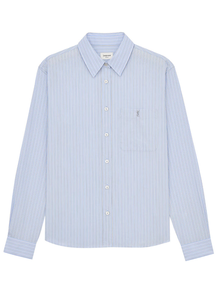 Saint Laurent Paris Striped - Blue | 92354ddaae0fa91f59813294adb039988196961e