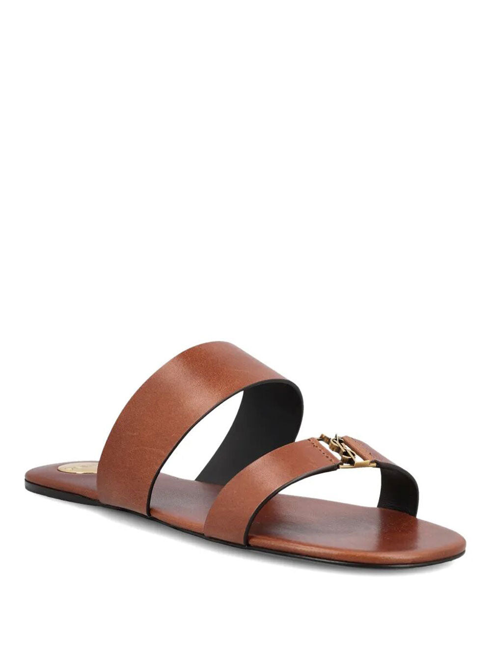 Saint Laurent Paris Sandals - Brown | 81e072ee432b588320799dc55d80b1bd08b47c09