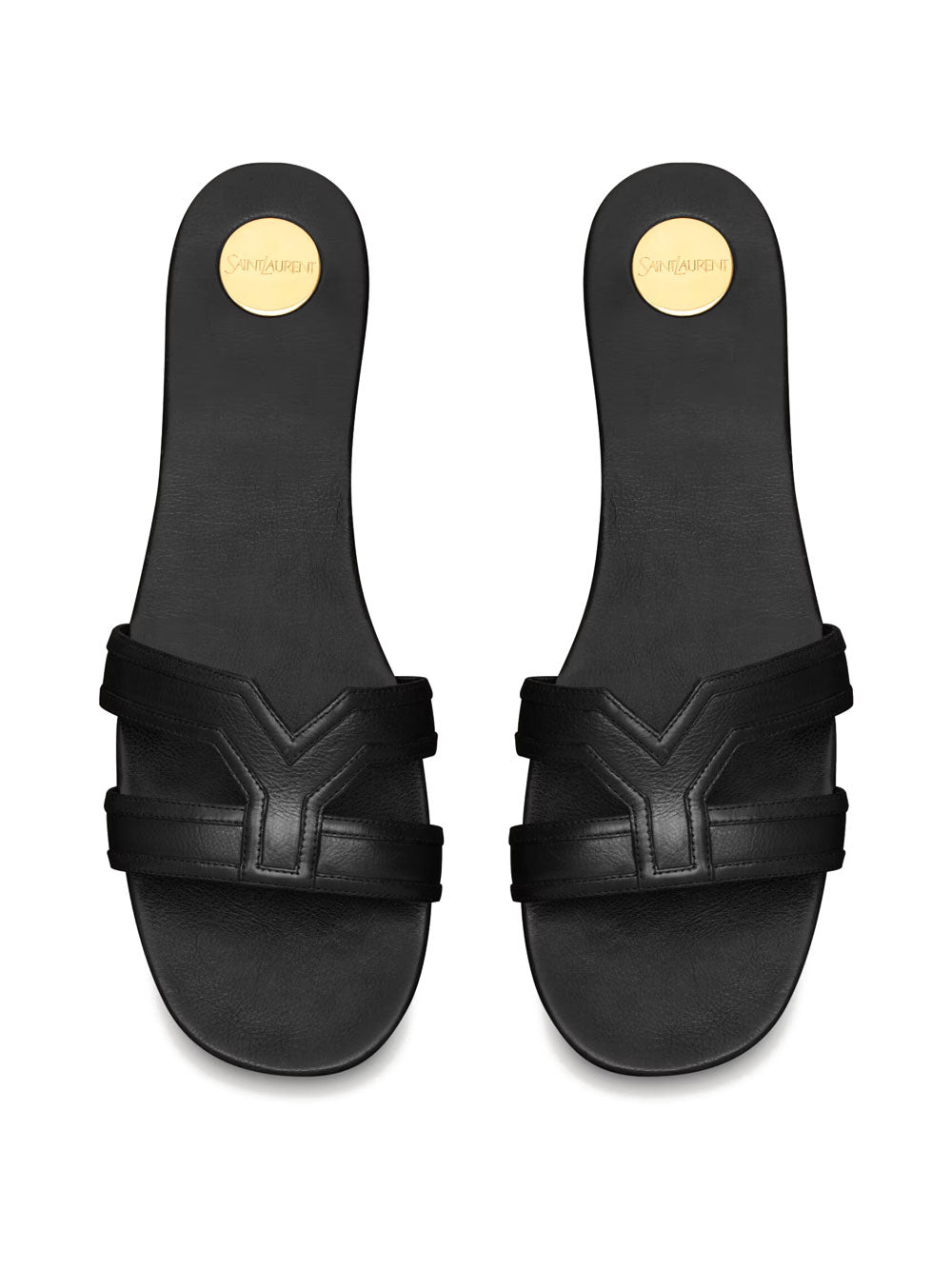 Saint Laurent Paris Sandals - Black | 49cee68172e2320a3c2c2688d47b59bec71c518a