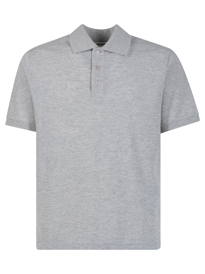 Saint Laurent Paris Polo - Grey | 5c6846910baa10859b28218924ee3f8247dccec0