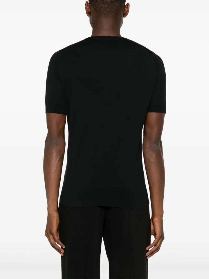 John Smedley T-SHIRT - Black | ae86b705513537b944e1b9defa1e00808edc8b98