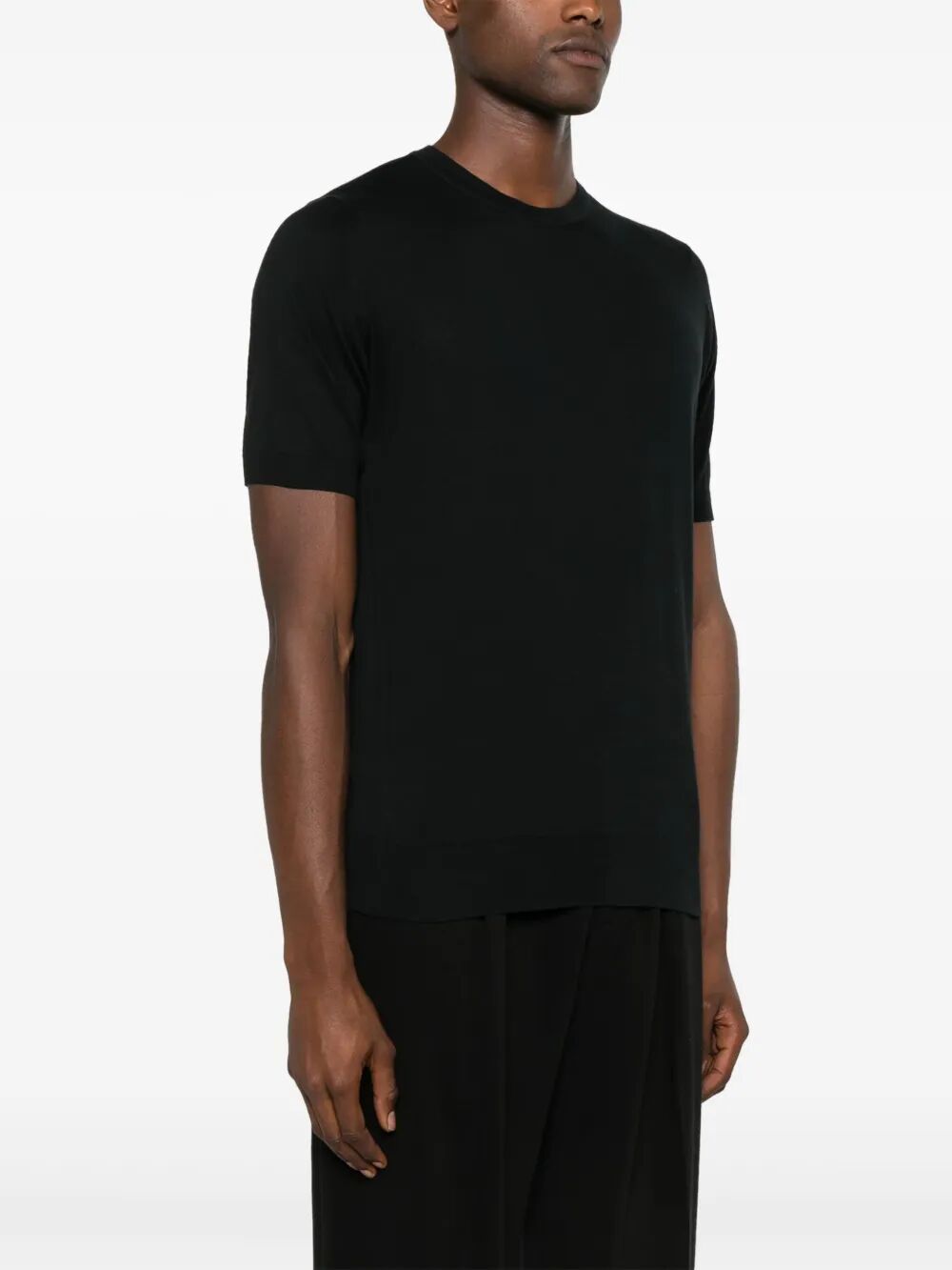 John Smedley T-SHIRT - Black | 34c377c0b486b2d973660f9eb4188fbd171e24d6
