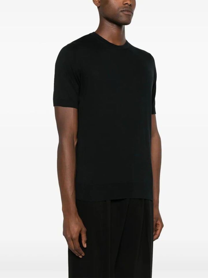 John Smedley T-SHIRT - Black | 34c377c0b486b2d973660f9eb4188fbd171e24d6