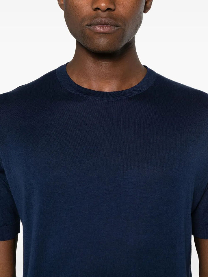 John Smedley T-SHIRT - Blue | f2aaf6e97833bd4a5441c1b9ab677ed1a2ea19c5