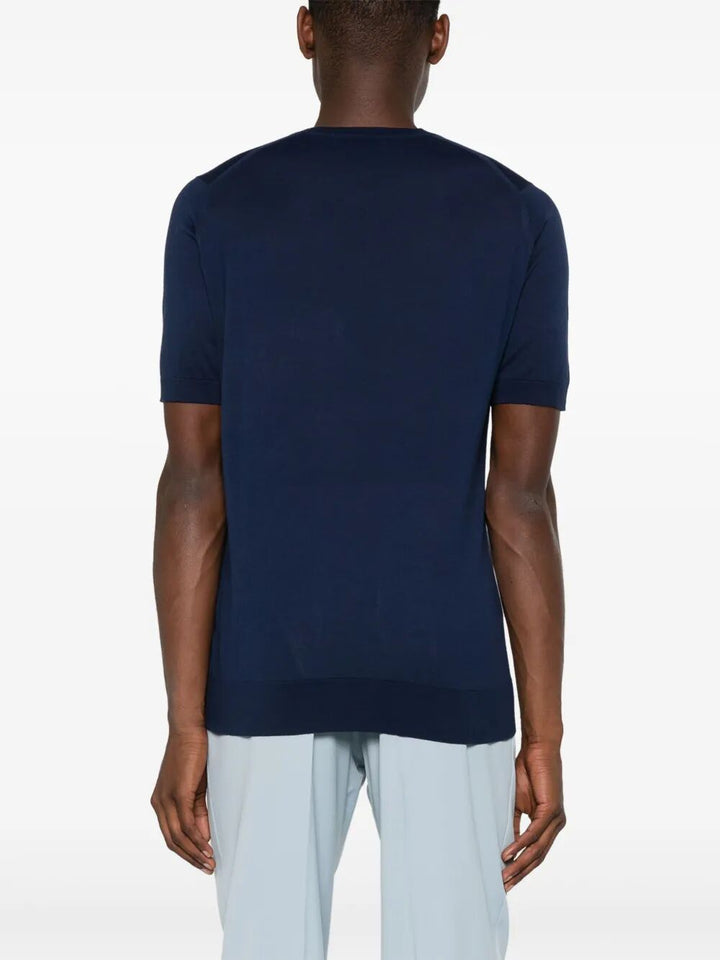 John Smedley T-SHIRT - Blue | 0c2d926f03b49437593d920e83b49891b84f1979