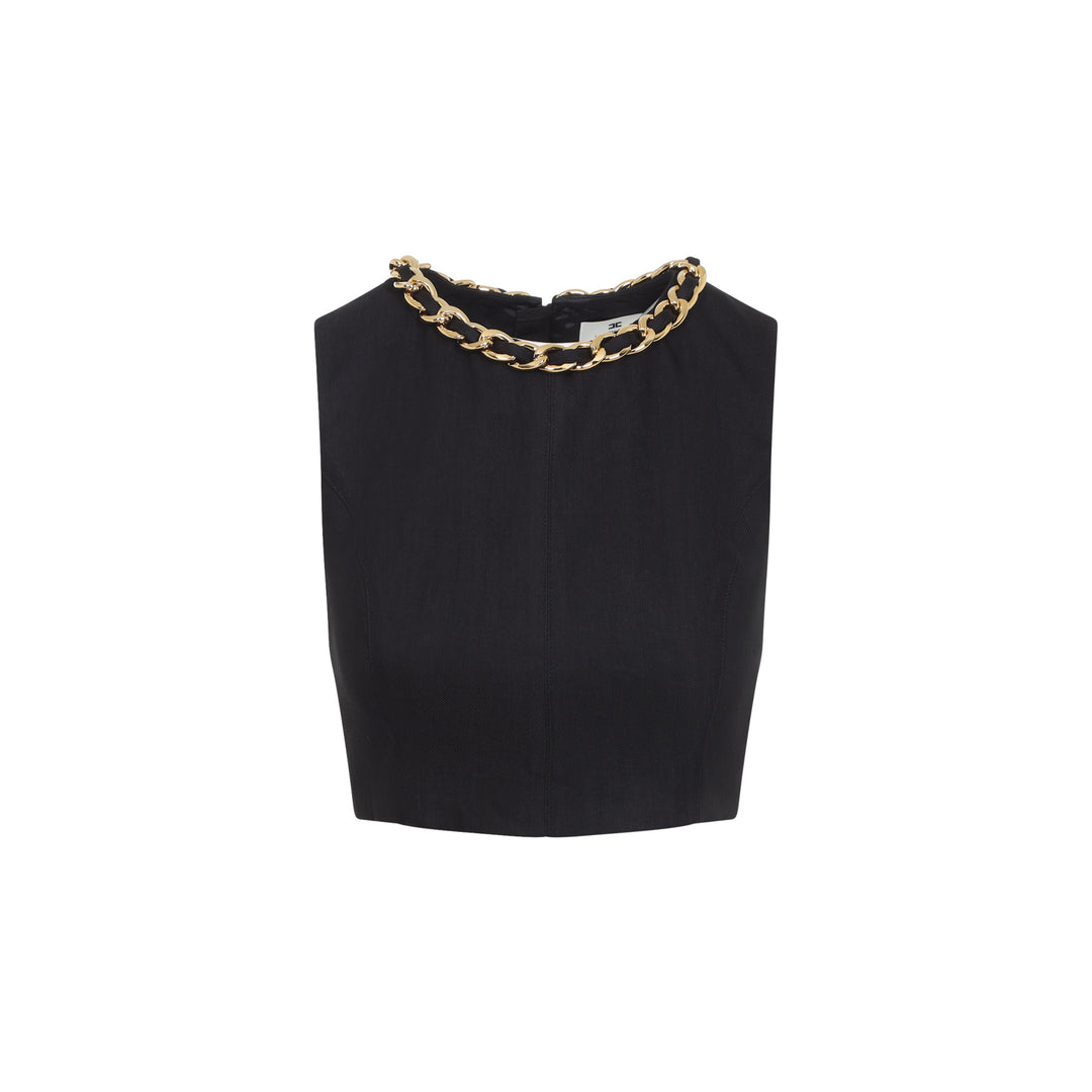 Elisabetta Franchi Tops - Black | 457608b5eadc6f338d987b96a4697fda24530a51