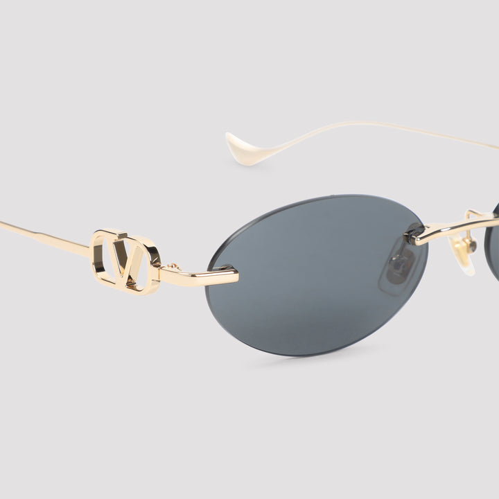 Valentino Eyewear Sunglasses - Metallic | bea26f56e8afc2f2cf9b359e05ef7779a1e6a944