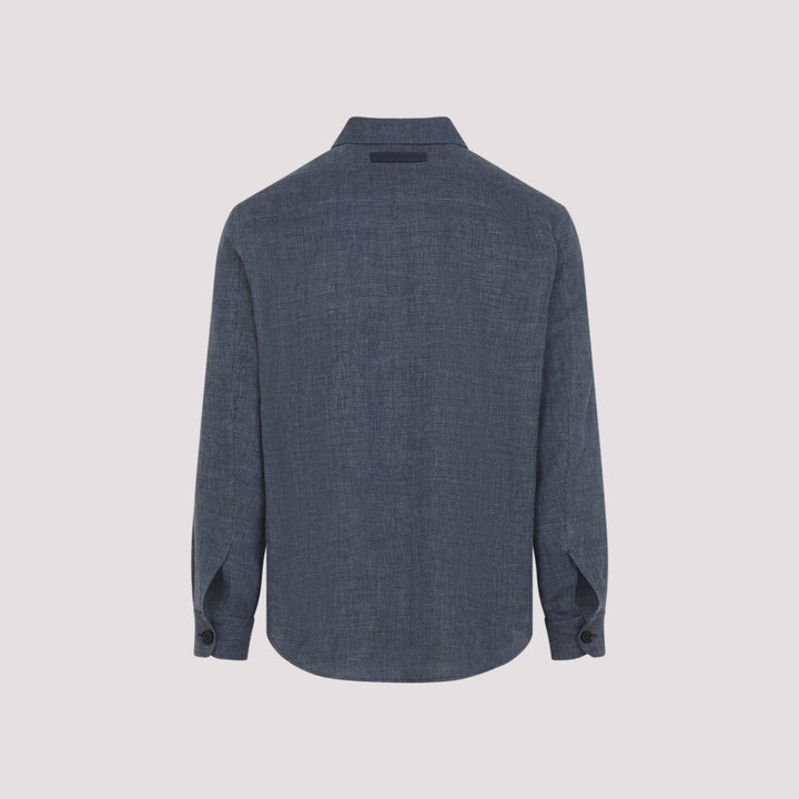 Zegna Shirts - Blue | b2cb767d2e9329adb5772077fe96592a3ea3bcef