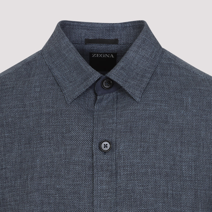 Zegna Shirts - Blue | d0ed0bc519d7a4c19d773b2d239ea7962cae0481