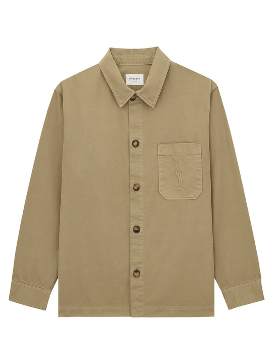 Cotton Linen Gabardine Cassandre Overshirt