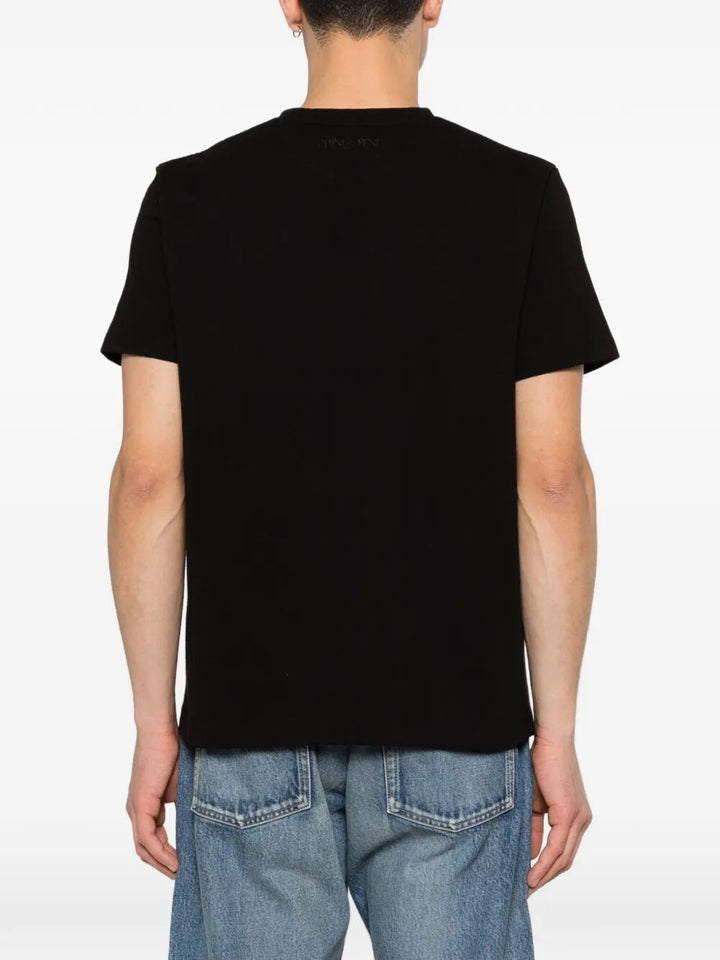 Saint Laurent Paris T-shirts - Black | db7833f74743b8385070b2e8f7136216c13c8886