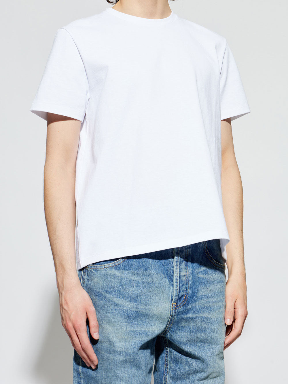 Saint Laurent Paris T-shirts - White | 1c3a081a929548c0e0acd0c2273e9e4690009c0e