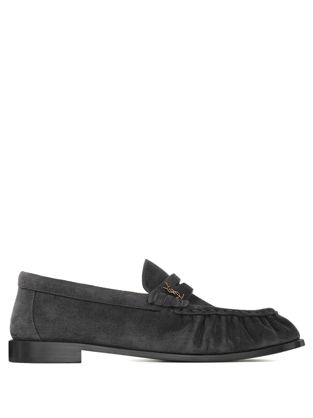 Saint Laurent Paris Loafers - Grey | be9bbe6ffab29c19fecda61b5f913f69a44f9d10