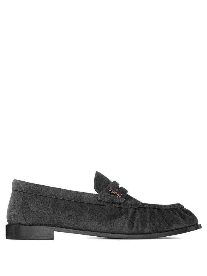 Saint Laurent Paris Loafers - Grey | be9bbe6ffab29c19fecda61b5f913f69a44f9d10