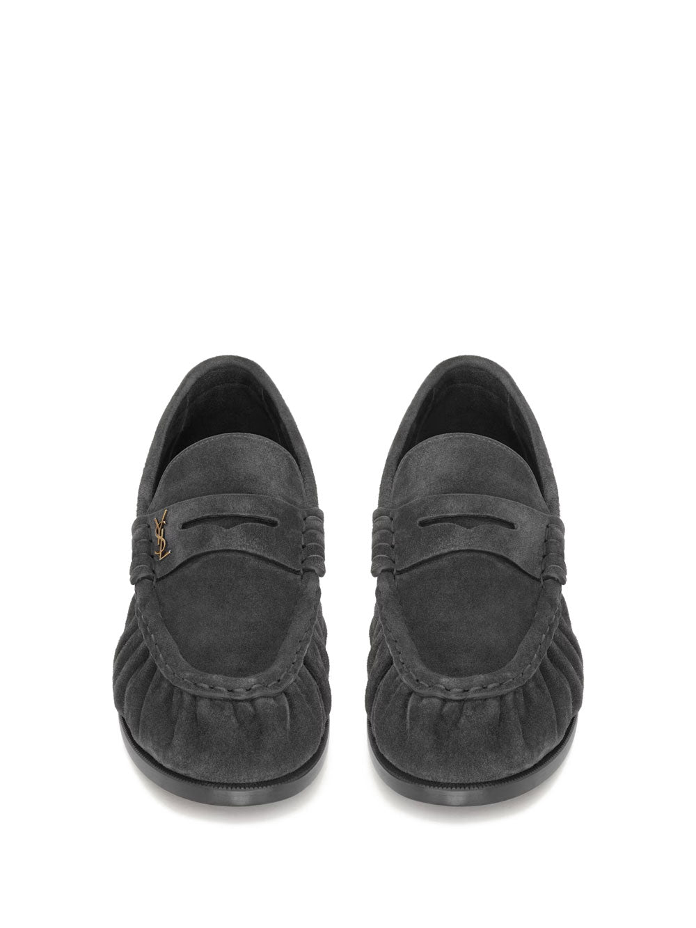 Saint Laurent Paris Loafers - Grey | a2716caadb9be21f5db771bf6b44deaa20e5e72d