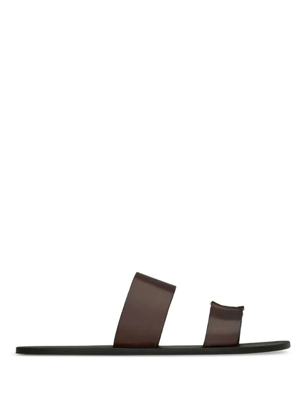 Babylone Slides In Smooth Leather