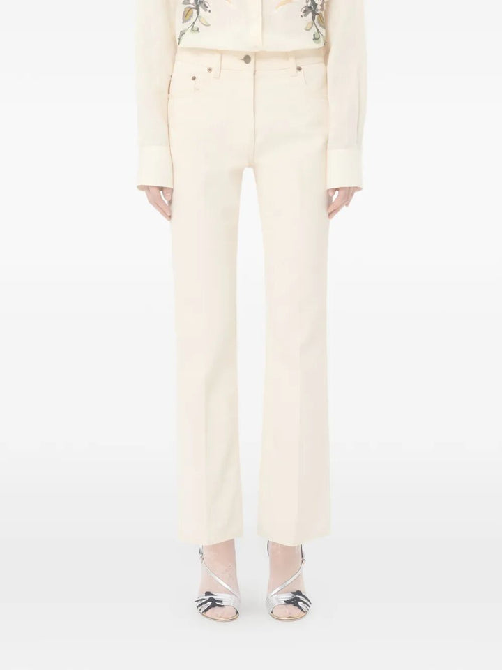 Valentino Garavani Flared - White | 681318d82263cc3b6b5a81f89b48a803bfa6e5a7