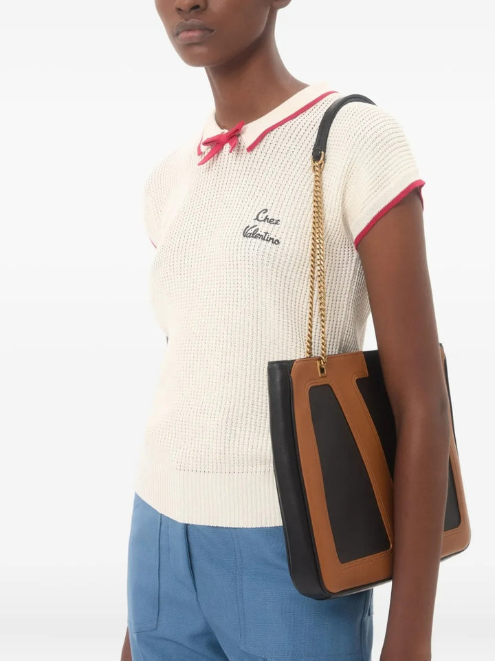 Valentino Garavani Polo neck - Nude & Neutrals | b3a0ecf47c171b01d0c23541718fc4e0ae69a301