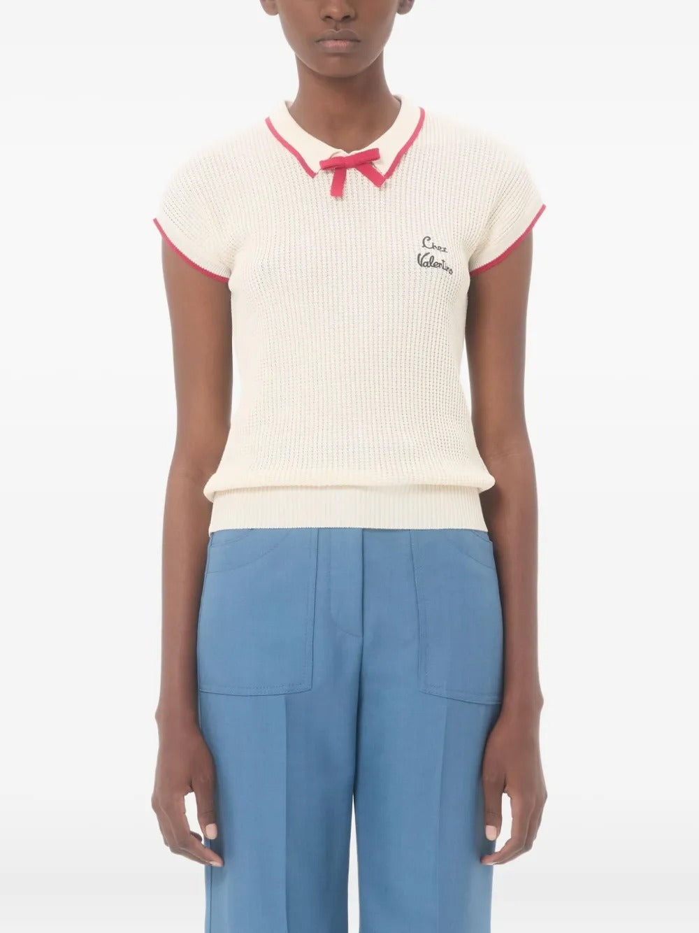 Valentino Garavani Polo neck - Nude & Neutrals | c8dc62126091ee8875bb319284ca84941f552508