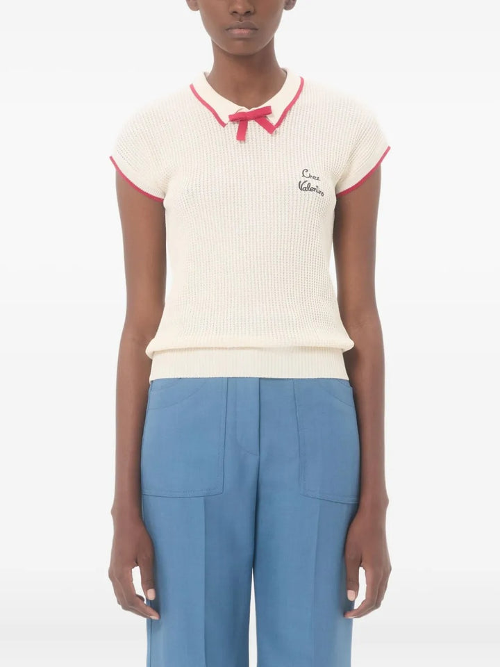 Valentino Garavani Polo neck - Nude & Neutrals | c8dc62126091ee8875bb319284ca84941f552508