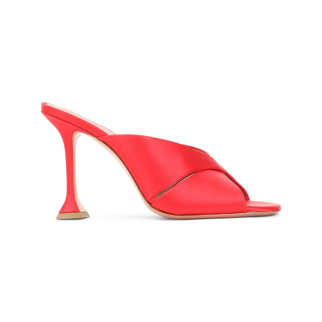 Amina Muaddi Mules - Red | df88e6b0e591aea4c52e95452a82e7c7a1bed7a9