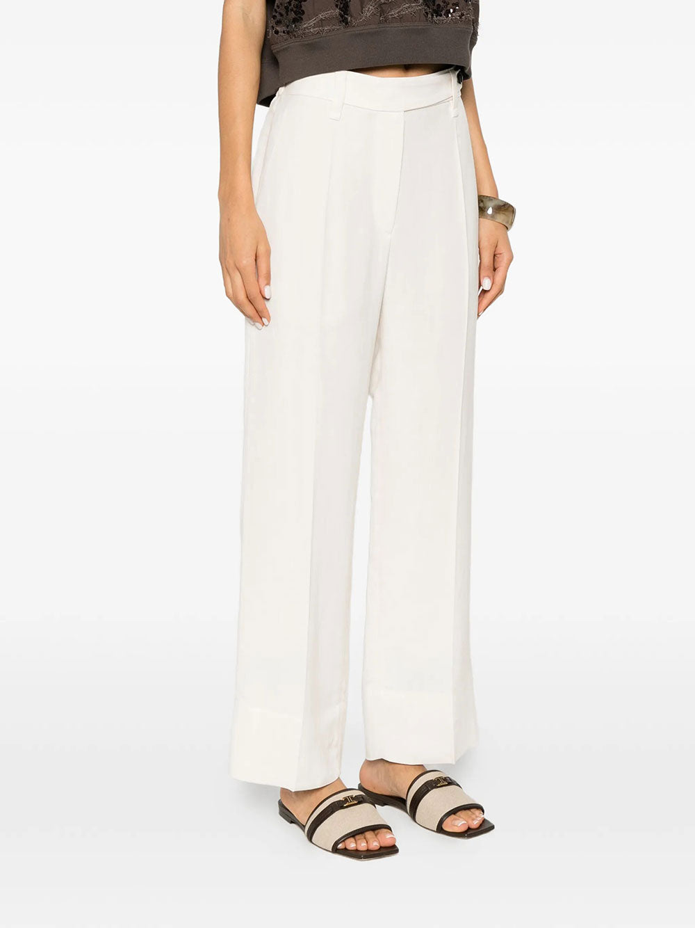 Brunello Cucinelli Tapered - White | b721d8c6ba368799ab62fb711110ff1afe4e1762
