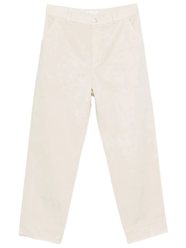 Fadi Straight-Leg Cotton And Linen Trousers