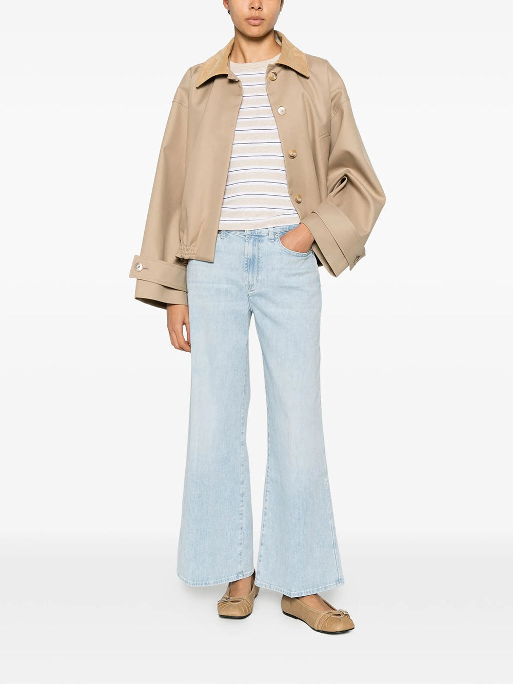 7 For All Mankind Flared - Blue | 731e54d61a30502cfa5a7f79687e40964e5af1ed