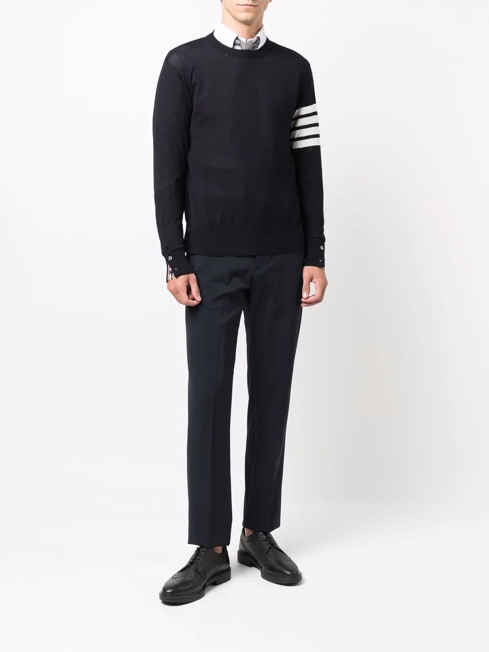 Thom Browne Pullover - Blue | f61d2d4da38326160223791aea189a87d410b0c1