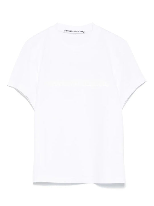 Cotton Shrunken Logo T-Shirt