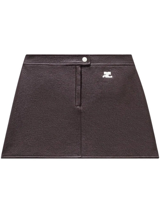 Re-Edition Vinyl Mini Skirt