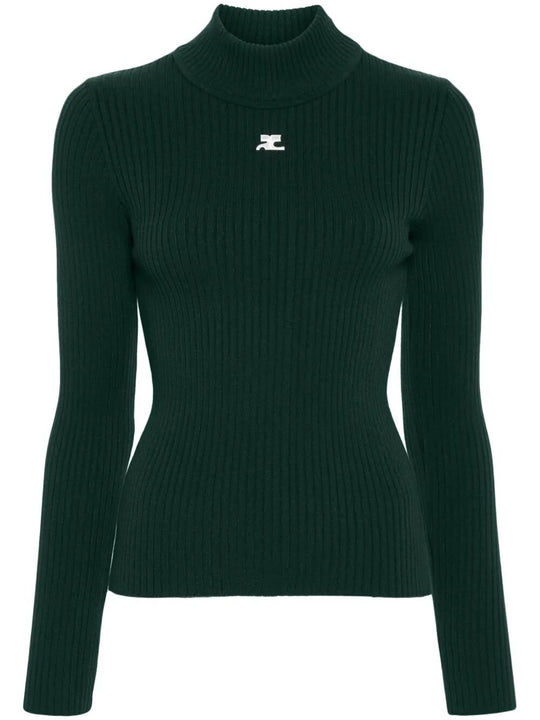 Re-Edition Rib Knit Mockneck Sweater