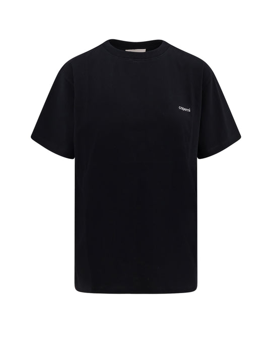 Knitted Boxy Tee Cotton T-Shirt