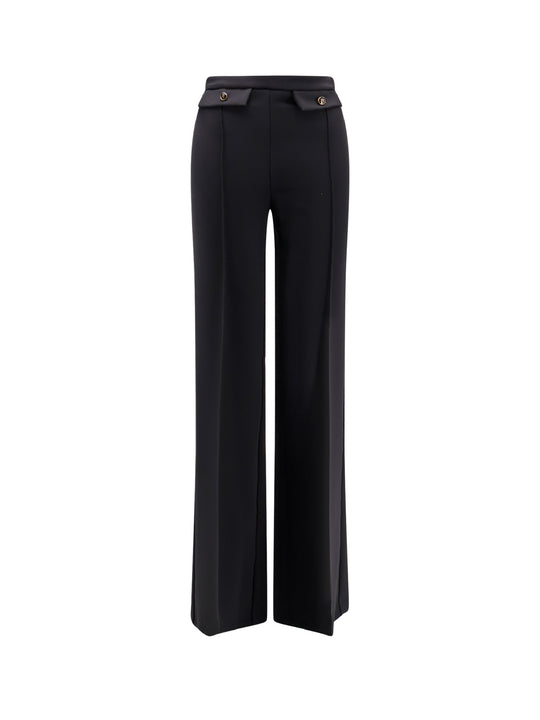 Trousers With Double Logoed Button
