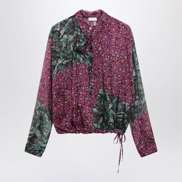 Multicolored Silk Blouse