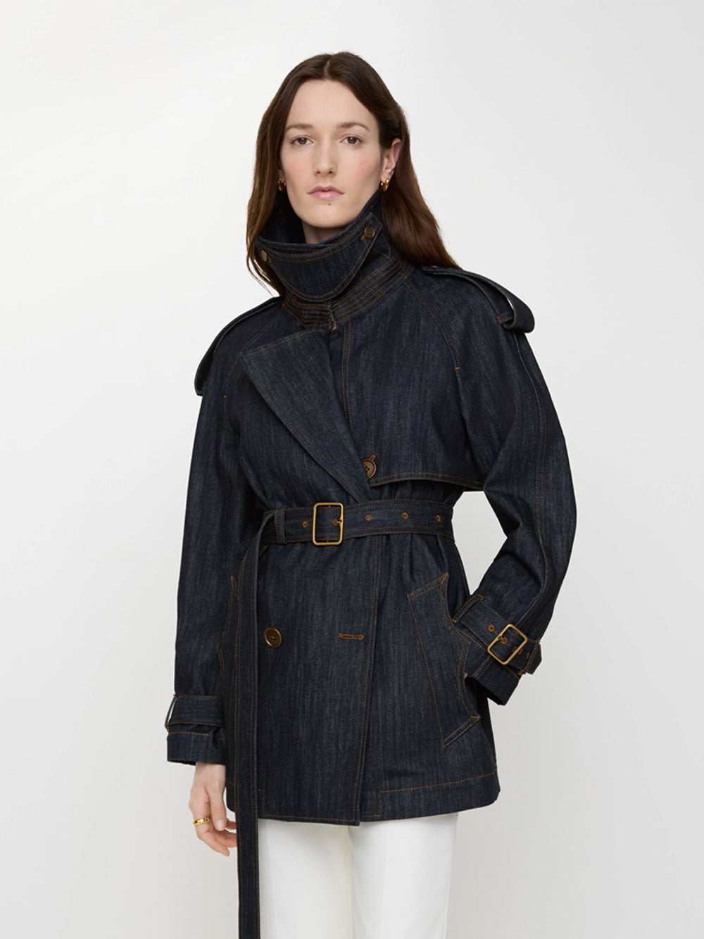 Burberry London England Trench - Blue | 70cdb3b3d38aad8b90cb07c2468db2b96252bed7
