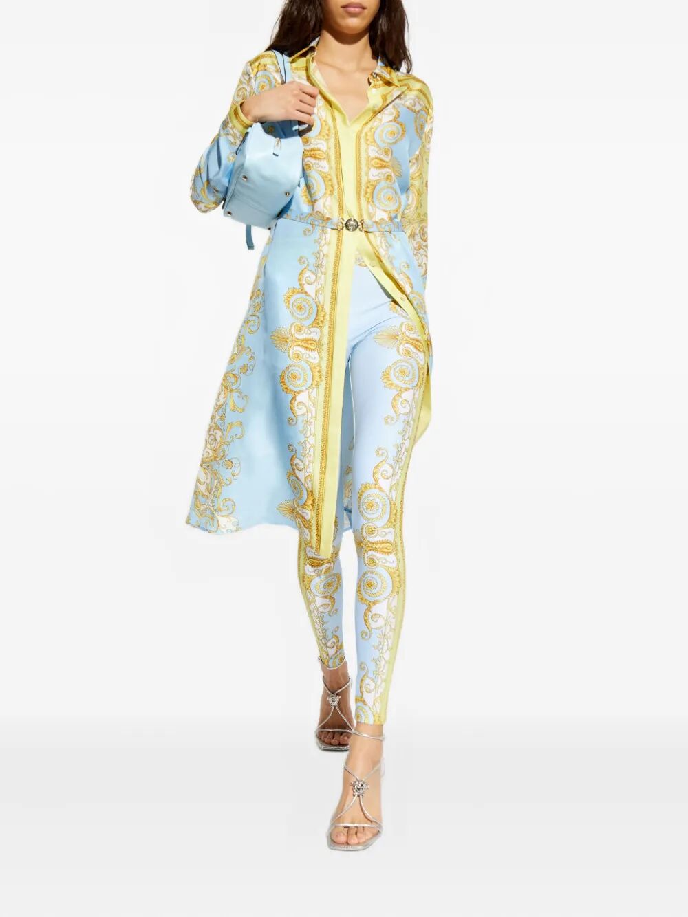 Versace Leggings - Blue | 53def436c0c78604532c44b0427943c7836bb295