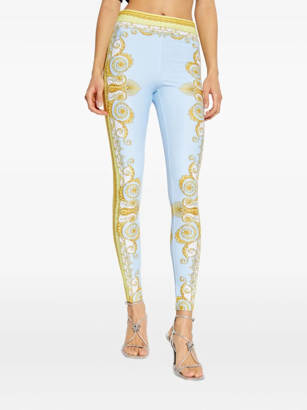 Versace Leggings - Blue | aa0ae84e3c052aec0f76a2e1aec20b9e28555fdd