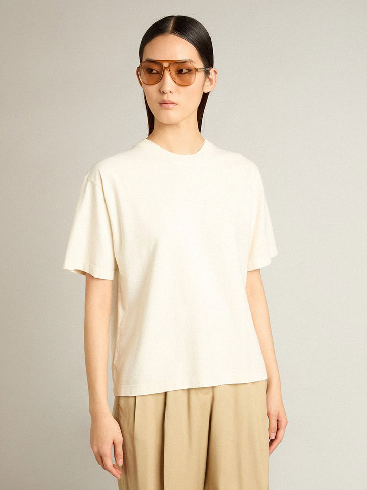 Golden Goose T-shirts - Nude & Neutrals | 662d1dc0eeb623f00308272225d70336bc57cec8
