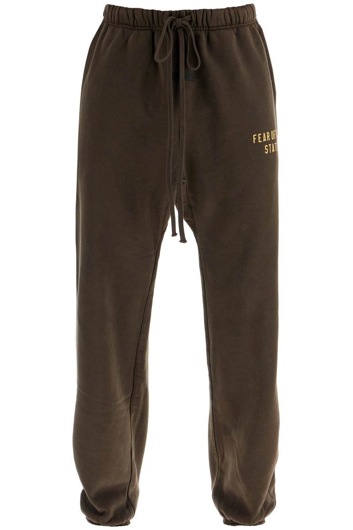 Dark Brown Cotton Sweatpants Modern Design