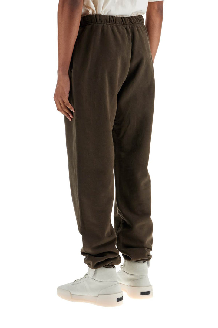 Dark Brown Cotton Sweatpants Modern Design