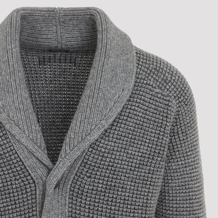 Zegna Cardigan - Grey | 548a7bd6edec0b5eb5994e4ad9b6758d7c3bf5ae