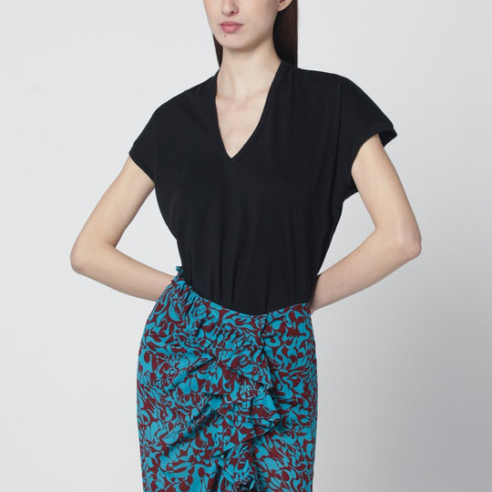 Black V-Neck T-Shirt