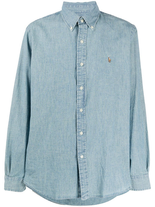 Custom-Fit Chambray Shirt