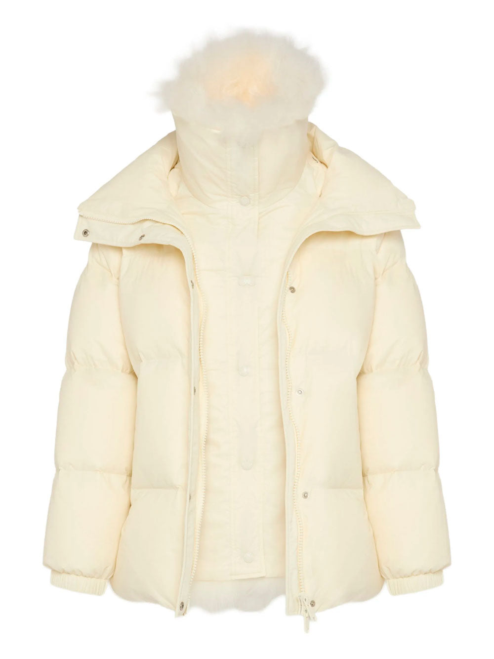 Yves Salomon Down jackets - Nude & Neutrals | 9ab1383d9fd056cb683df5bdc423b6ea56aa10f9